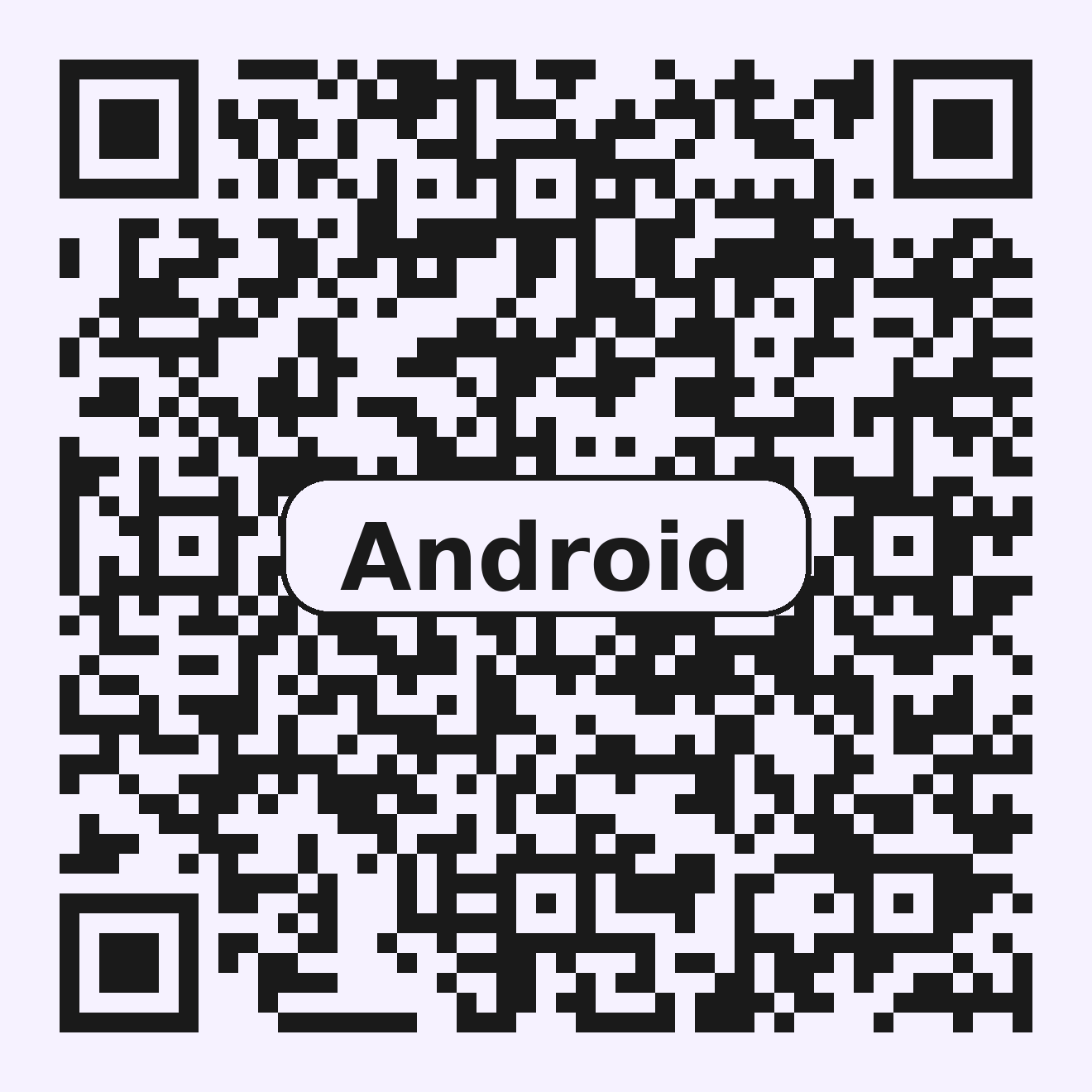 QR code to install the CookbookSocial Android app